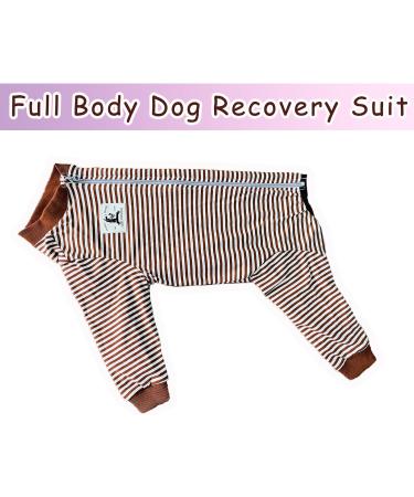 Buy Axcimond Dog Body with Legs - Full Body Protection for Large & Medium Dogs | Post-Surgery Zipper Suit - 6XL Coffee - Buy Online on GoSupps.com