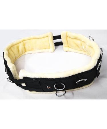 Preto Horse Training Body Roller or Lunging Girth adjustable synthetic strong tear resistant pp nylon webbing fleece/faux fur padded exercise lunge roller girth anti-chafing equestrian Cob Full Pony - Buy Online on GoSupps.com