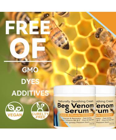 Bee Venom Advanced Joint and Bone Cream Bee Venom Joint Gel New Bees Venoms Professional Cream Relief Gel for Back Knee Hands Neck Feet 4 Fl Oz (Pack of 1) - Buy Online on GoSupps.com
