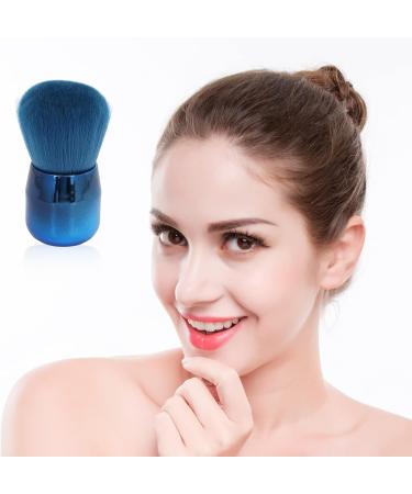 Glomora Blush Brush Soft Fluffy Hair Mushroom Head Make Up Brush for Bronzer Loose Powder Cosmetics Dark Blue - Buy Online on GoSupps.com
