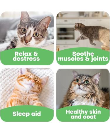 Hemp Oil for Cats and Dogs - Made in USA - Holistic Relief for Stress, Pain, Inflammation - 200mg Hemp Oil Drops - Hip & Joint Health, Sleep Aid, Cat Calming - 1oz Bottle - Buy Online on GoSupps.com