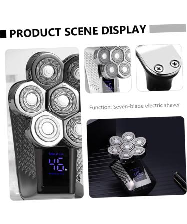 FOMIYES Waterproof Electric Shaver & Beard Trimmer Set - 7 Head Personal Care with Digital Display | International Shipping Available - Buy Online on GoSupps.com