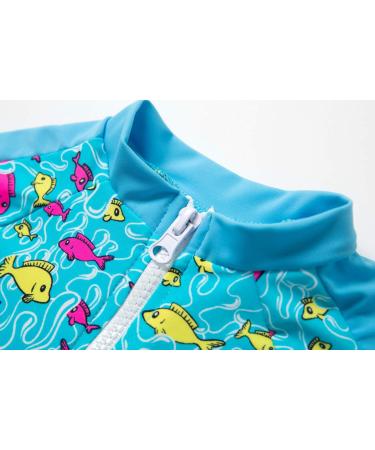 BONVERANO Baby Boys Swimsuit UPF 50+ Sun Protection Lake Blue 9-12 Months - Buy Online on GoSupps.com