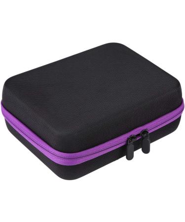 Jerliflyer Essential Oil Handbag - 30 Bottle Storage Case for Aromatherapy | Purple Essential Oil Organizer - Buy Online on GoSupps.com