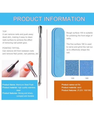 ALIVER Gel Nail Polish Remover Professional for Nails with Cuticle Pusher Tool Remove Gel Polish Don't Hurt Nails in 2-4 Minutes No Need for Foil Soaking or Wrapping Safe and Quick DIY 15ml - Buy Online on GoSupps.com