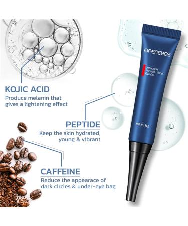 Openeyes Awaken Peptide Lifting Eye Gel for Women and Men - Dark Circles & Puffiness - 2pcs - Buy Online on GoSupps.com