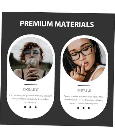ABOOFAN 4-Pack Glasses Hanging Sleeves - Anti-Slip Pitch Covers for Glasses Tips & Ears - Slipproof Knit Protection - Buy Online on GoSupps.com