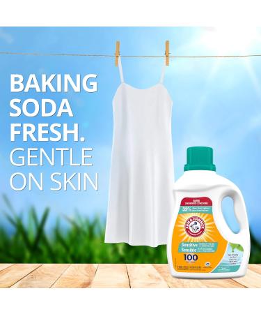 Arm & Hammer Liquid Laundry Detergent for Sensitive Skin Super Concentrated Skin Friendly Fresh Scent 100 Loads 2.96-L - Buy Online on GoSupps.com