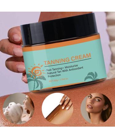  Generisch Self-tanning cream 50g fast tanning moisturizing and natural contains antioxidant protection for all skin types - Buy Online on GoSupps.com