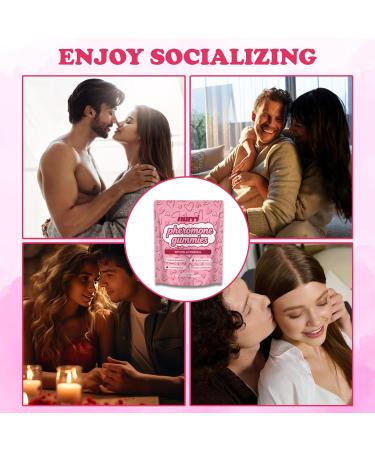 Nurri Pheromone Gummies for Her Gomitas De Feromonas para Mujer for Women Enhance Your Confidence & Attraction Supports Balance Strawberry Flavor 60 Gummies 30 Servings (1 pc) - Buy Online on GoSupps.com