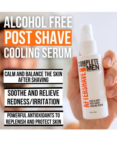 Buy Natural Alcohol-Free Aftershave for Men - Soothing & Cooling Shave Gel for Sensitive Skin - Buy Online on GoSupps.com