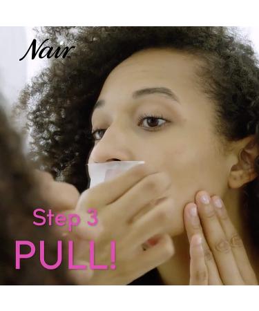 Nair Ready-Strips Hair Remover for Face & Bikini - 40 Wax Strips + 4 Post Wipes - Buy Online on GoSupps.com
