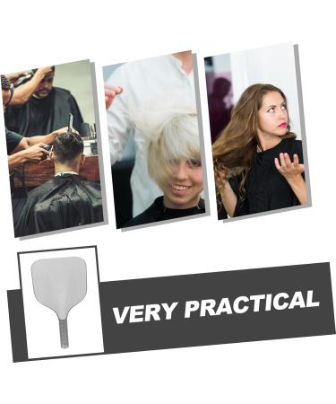 Bouclier Protecteur de Laque pour Cheveux Taille Unique Poign e Pratique Protection Teinture et Huile Visage Salon Coiffure Transparence Noire - Buy Online on GoSupps.com