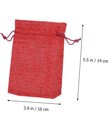 COLLBATH Christmas Drawstring Bag Christmas Advent Calendar Bag 24 Days Countdown Calendar Candy Bags Linen - Buy Online on GoSupps.com