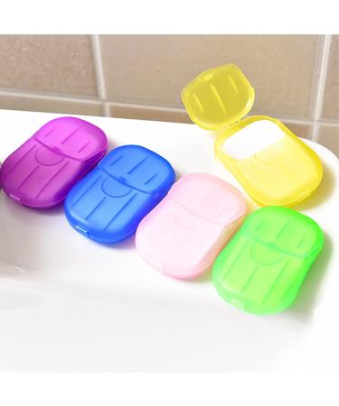 XXYXXY Portable Disposable Travel Hand Soap Sheets - 20 Boxes (400 Sheets) - Perfect for Hygiene On-the-Go - Random Colors Available - Buy Online on GoSupps.com