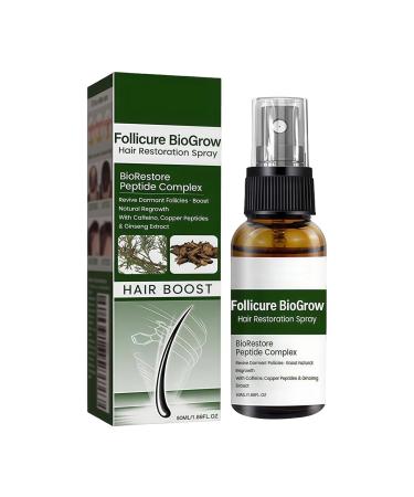 Hair Growth Spray Oil - 50ml Natural Nourishing Strengthening - Anti-Hair Loss Oil Spray for Fine Hair - For Fine Dry Damaged Long and Short Hair - Daily Night and Day Care