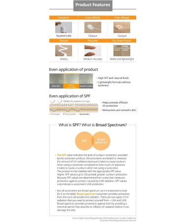 Atomy Sunscreen SPF50+ PA+++ UV Protection Beige & White Set - Buy Online on GoSupps.com