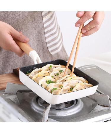 TREGOO Pan Square Non-Stick Frying Pan with Handle Omelette Saucepan Pots Home Kitchen Cookware Utensil - Buy Online on GoSupps.com