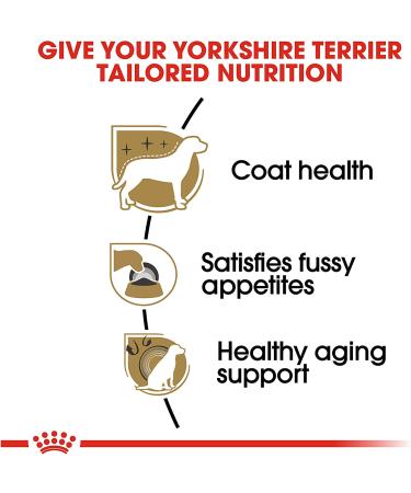 Royal Canin Yorkshire Terrier Adult Dry Dog Food 10lb - Breed Health Nutrition | No Artificial Color - Buy Online on GoSupps.com