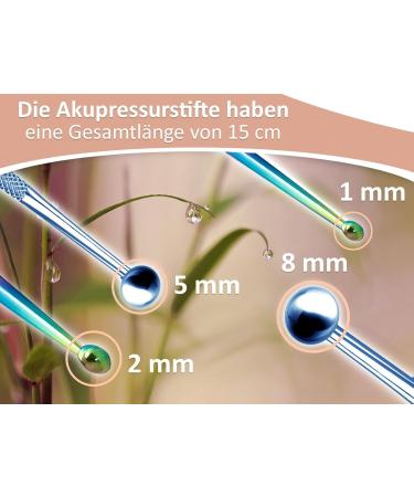 Buy Acupressure Pen Set | 2-Part Acupuncture Pens 5/8 mm & 1/2 mm | International Shipping - Buy Online on GoSupps.com