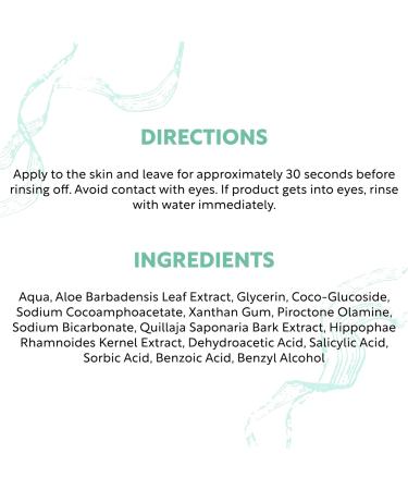 Clever Soap 1% Piroctone Olamine Face Wash With Salicylic Acid - Exfoliating Foaming Facial Cleanser - Suitable For Seborrheic Dermatitis Acne & Psoriasis - Fragrance Free For Men & Women - Buy Online on GoSupps.com