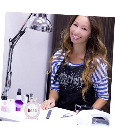 Healeved 1pc Nail Display Board Pearl Nail Polish Nail Manicure Photo Display Board Vintage Decor Nail Tools Manicure Frame Photo Stand for Pictures Lash Tools Bracket Pink Abs Household 11.2x7.5cm Pink - Buy Online on GoSupps.com