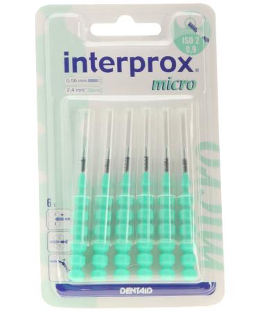 Interprox Micro 4868646 Interdental brushes green 6 pieces