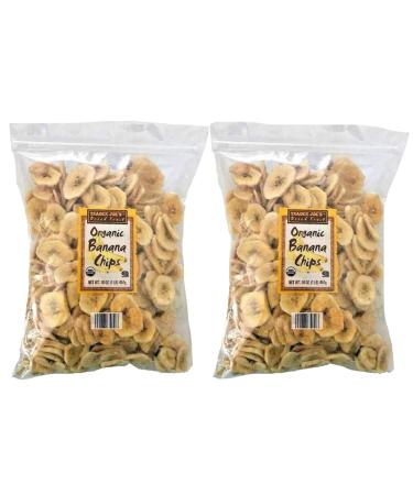2 Pack of Trader Joes Dried Fruit Organic Banana Chips 16-oz Bags - Buy Online on GoSupps.com