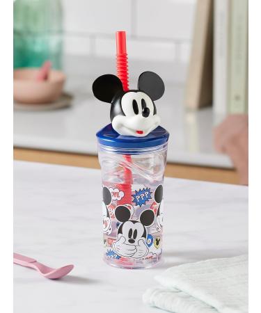Buy OS 33816 Disney Mickey Mouse Drinking Cup - 360ml with Straw & Lid | Perfect for Kids' Cold Drinks - International Shipping Available - Buy Online on GoSupps.com