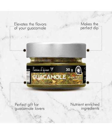 A Spice Affair Guacamole Dip Mix Passion d pices 30g (1.1 Oz) Jar - Buy Online on GoSupps.com