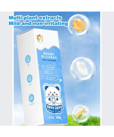 Natural Dusting Powder for - Anti Itch Formula Talcum Free | Body Powder to Soothe Skin Prevent Diaper Rash Gentle & Safe for Skin - Buy Online on GoSupps.com