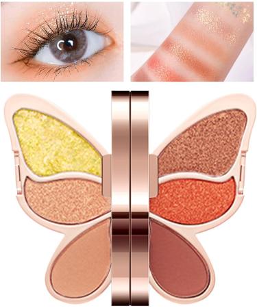 Palette de fards paupi res - 6 couleurs de forme paupi res uniques maquillage tanche mate et yeux miroits cosm tiques pour les yeux color s hautement pigment s pour femmes et filles regards su 03# - Buy Online on GoSupps.com