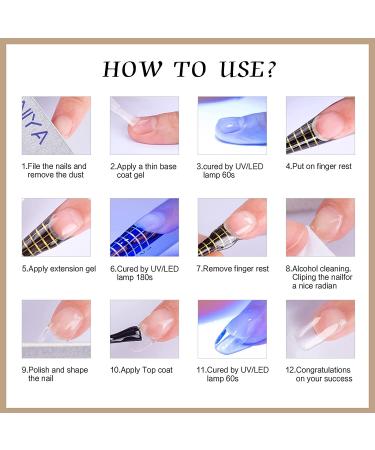 2oz Clear Builder Gel for Nail Extensions and Sculpting - Salon-Quality UV Gel for DIY Nail Art at Home - Buy Online on GoSupps.com