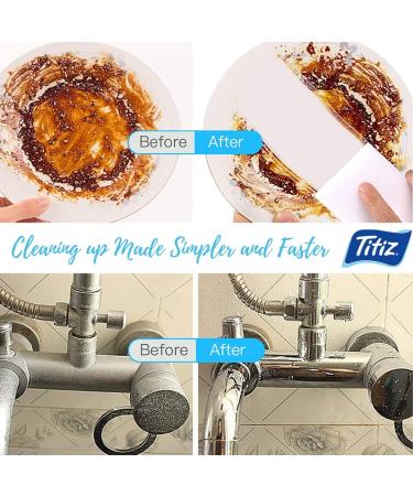2 Pack Magic Sponge Eraser clean Extra Thick and Long Lasting Melamine Cleaning Sponges in Bulk - Multi Surface Power Scrubber Foam Cleaning Pads - Bathtub Floor Baseboard Bathroom miracle white erase Wall Cleaner pad mop - Buy Online on GoSupps.com