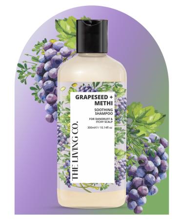 Soothing Shampoo with GRAPESEED + METHI for Dandruff & Itchy Scalp - 300ml