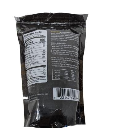 Four Brothers Minnesota Wild Rice 1lb - Premium Cultivated Gluten-Free Cholesterol-Free Bat-Roasted Rice - Buy Online on GoSupps.com