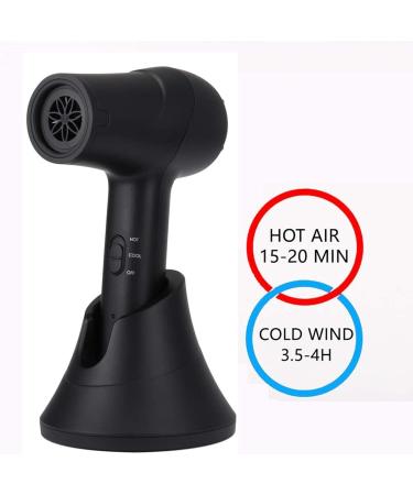 Rechargeable Hair Dryers Travel Hairdryer Portable Cordless Wireless Hair Dryer Hot & Cold Air Outdoor Camping Professional Blow Dryers - Buy Online on GoSupps.com