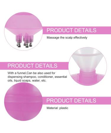 Buy Lurrose Pink Applicator Bottle Set for Hair Coloring & Styling | Empty Plastic Bottles with Funnel & Root Comb - Ideal for Salons & DIY Use - Buy Online on GoSupps.com