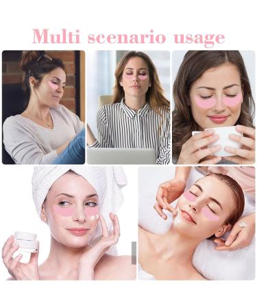 Under Eye Patches Silicone - Reusable 2 Pcs for Fine Lines & Wrinkles Includes Metal Applicator & Pink Tin Case - Buy Online on GoSupps.com