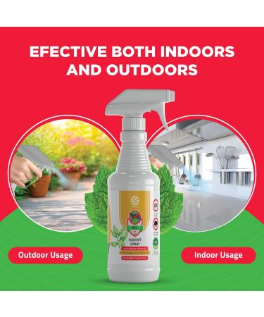 Germofin 16oz Peppermint Oil Rodent Repellent Spray - All Natural Solution for Mice and Rats - Buy Online on GoSupps.com