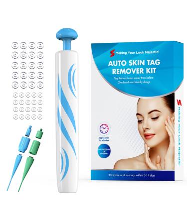 Natural Vine Skin Tag Remover Device Kits, for 2-8mm Skin Tags, for All Body Parts, Easy to Use, Safe and Painless, Upgraded Design for User Experience