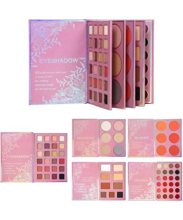 Palette Maquillage Visage Complet - Fards Joues Fusionnables Tenue Longue Effets Mat Et Scintillants - Trousse Beaut Multi-Fonctions avec Fard Joues Rouge L vres et Fards Paupi res | Pour - Buy Online on GoSupps.com