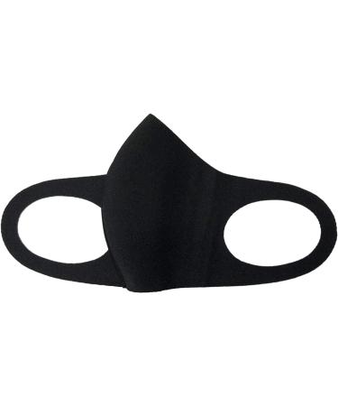Unik Cloth Face Covers Economy Pack of 4 | Thin Breathable Single Layer | Washable & Reusable Mask | Unisex | Laser Cut - Black - Buy Online on GoSupps.com