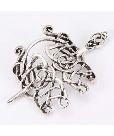 Solustre 2Pcs Celtic Hairpin - Vintage Viking Hair Clips & Alloy Jewelry Accessory - Buy Online on GoSupps.com