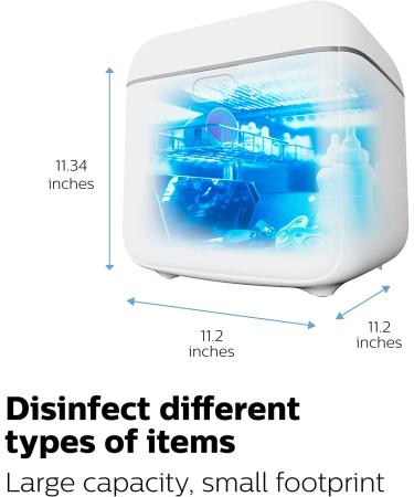 Philips UV Light Sanitizer Box - Disinfect Baby Products & Tablets in Minutes - Buy Online on GoSupps.com