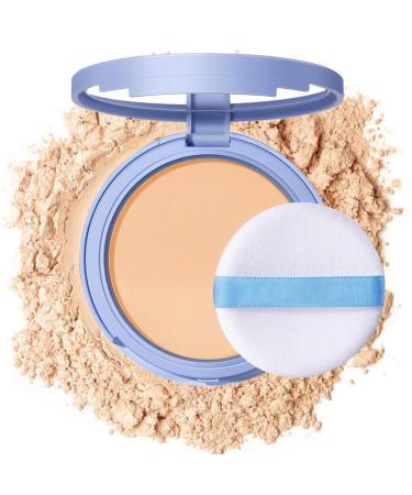 Summer Oil Control Matte Perfections Pressed Powder Sacerdote Lady Polvo Oil Control Face Pressed Powder Matte Setting Powder Makeup Waterproof Long Lasting Finishing Powder (03#)