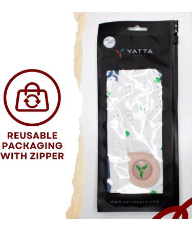 YATTA GOLF Men's Premium Left Hand Golf Glove - Lucky Green Large - Buy Online on GoSupps.com