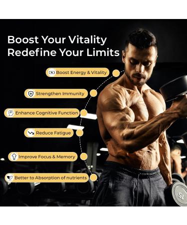 OxyEnergy Shilajit 15,000mg with Fulvic Acid & Trace Minerals, Pure Shilajit for Men, Servings for Energy & Immune Support, May Help Support Healthy Testosterone Levels, 60 Capsules, 30 Day Supply - Buy Online on GoSupps.com