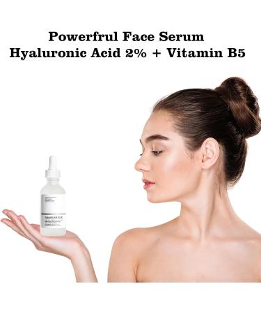 Hyaluronic Acid 2% + B5 30ML - Hyaluronic Acid Serum for Face- Dark Spot Remover for Face - Skincare Serum for Face to Plump and Smooth Skin-Moisturizer Face Serum for All Skin Types-Skin Care - Buy Online on GoSupps.com