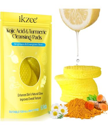 Turmeric Kojic Pads Turmeric Kojic Acid Exfoliating Cleansing Pads Exfoliating Unclog Pores Face Cleaning Pads - Buy Online on GoSupps.com